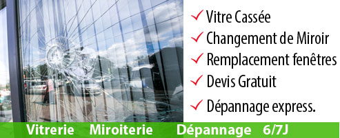 depannage vitrerie